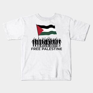 Palestine - Free Palestine Kids T-Shirt